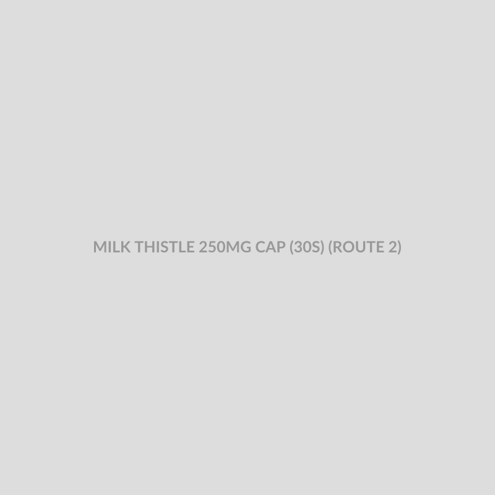 MILK THISTLE 250MG CAP (30S) (ROUTE 2) - Bolan Clinic Pharmacy