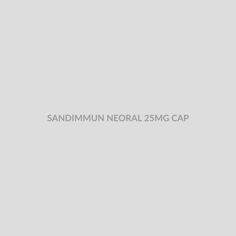 SANDIMMUN NEORAL 25MG CAP - Bolan Clinic Pharmacy