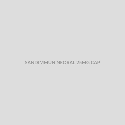 SANDIMMUN NEORAL 25MG CAP - Bolan Clinic Pharmacy