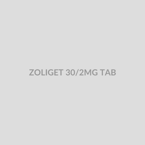 ZOLIGET 30/2MG TAB - Bolan Clinic Pharmacy