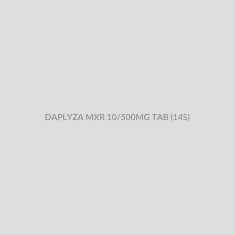 DAPLYZA MXR 10/500MG TAB (14S) - Bolan Clinic Pharmacy