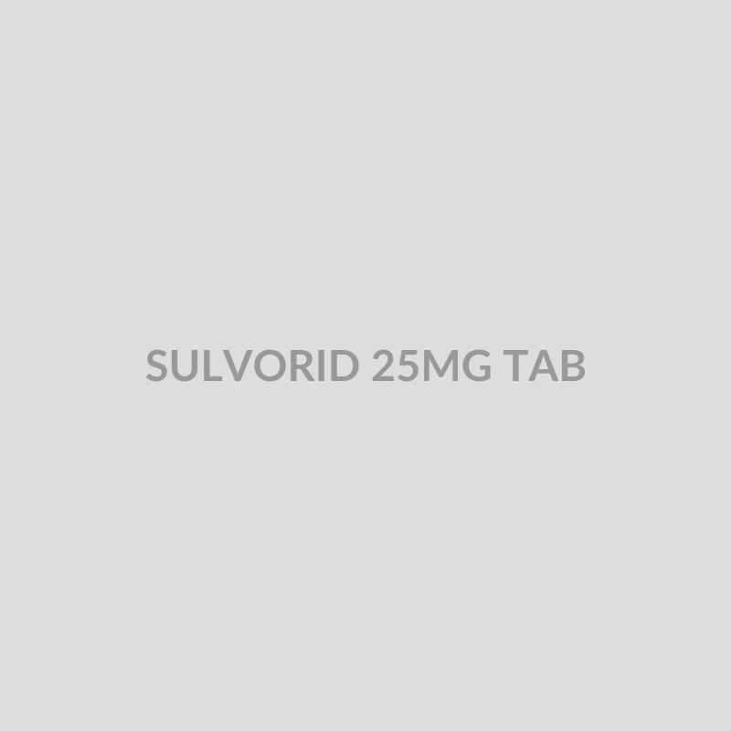 SULVORID 25MG TAB - Bolan Clinic Pharmacy