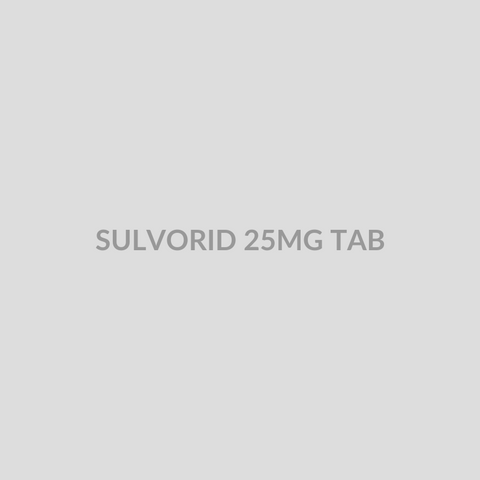 SULVORID 25MG TAB - Bolan Clinic Pharmacy