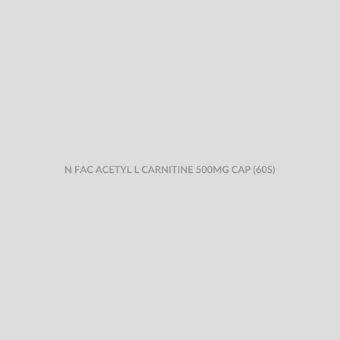 N FAC ACETYL L CARNITINE 500MG CAP (60S) - Bolan Clinic Pharmacy