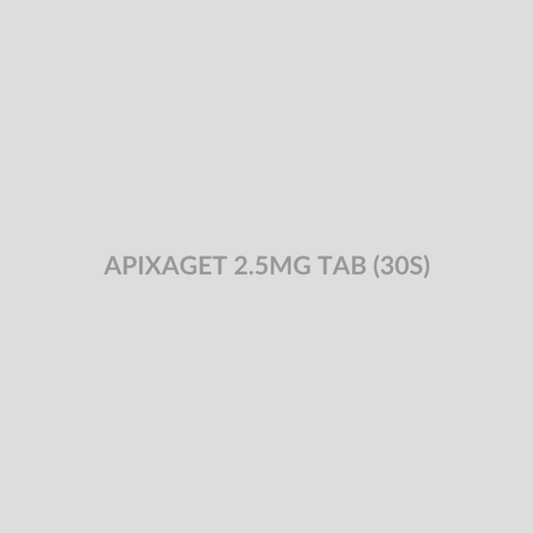 APIXAGET 2.5MG TAB (30S) - Bolan Clinic Pharmacy