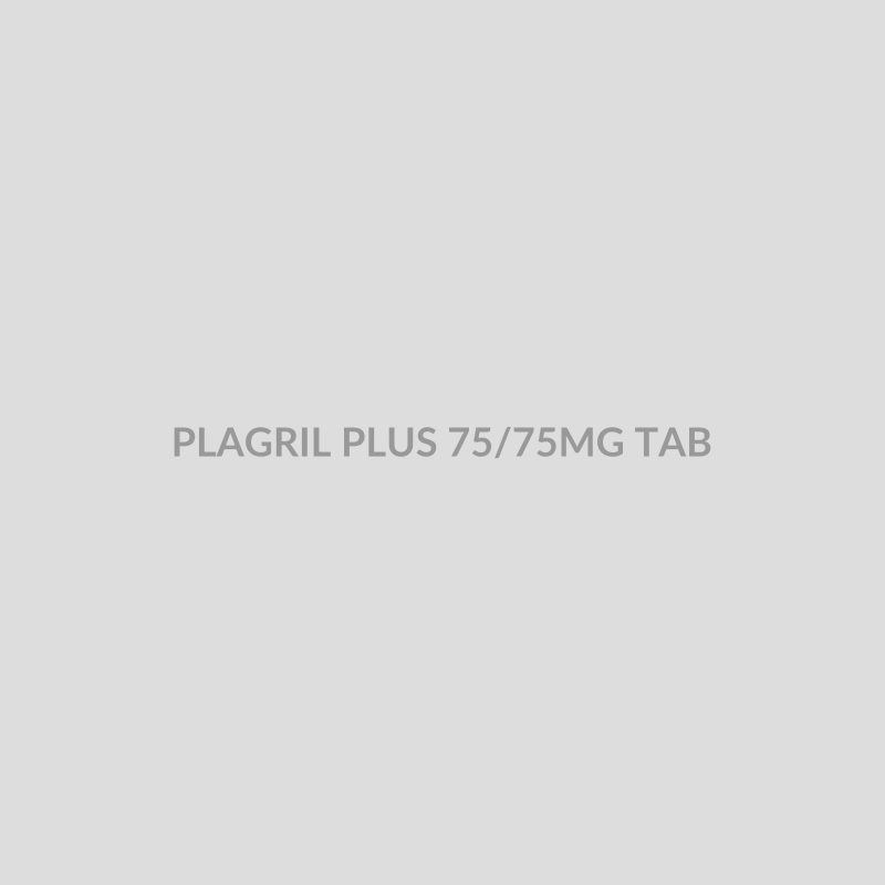 PLAGRIL PLUS 75/75MG TAB - Bolan Clinic Pharmacy