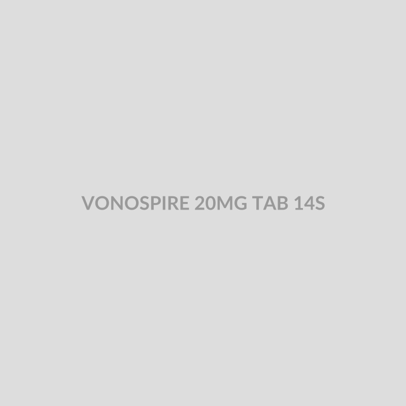 VONOSPIRE 20MG TAB 14S - Bolan Clinic Pharmacy