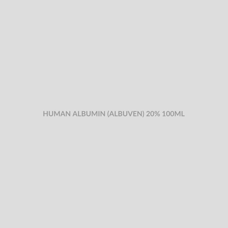 HUMAN ALBUMIN (ALBUVEN) 20% 100ML - Bolan Clinic Pharmacy