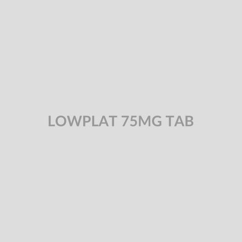 LOWPLAT 75MG TAB - Bolan Clinic Pharmacy