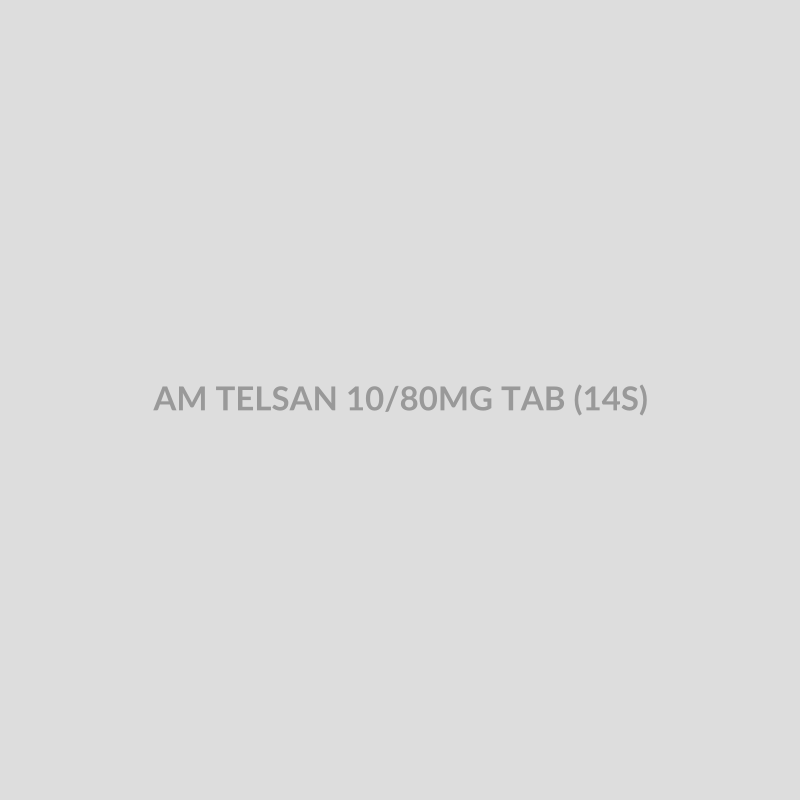 AM TELSAN 10/80MG TAB (14S) - Bolan Clinic Pharmacy