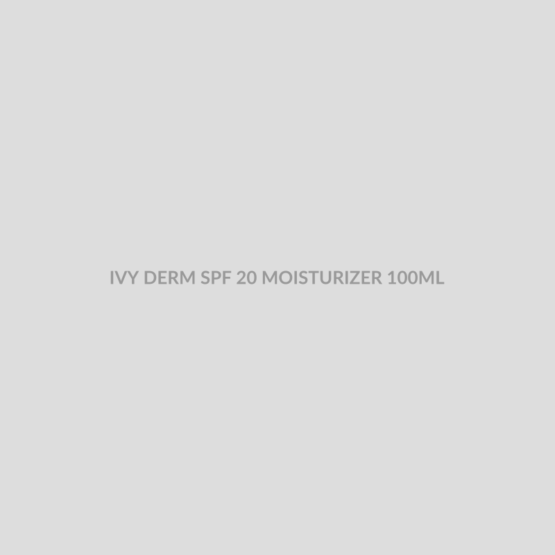 IVY DERM SPF 20 MOISTURIZER 100ML - Bolan Clinic Pharmacy