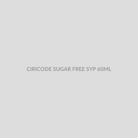 CIRICODE SUGAR FREE SYP 60ML - Bolan Clinic Pharmacy