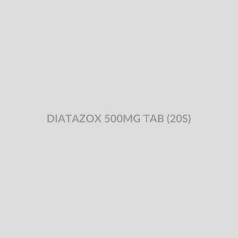 DIATAZOX 500MG TAB (20S) - Bolan Clinic Pharmacy
