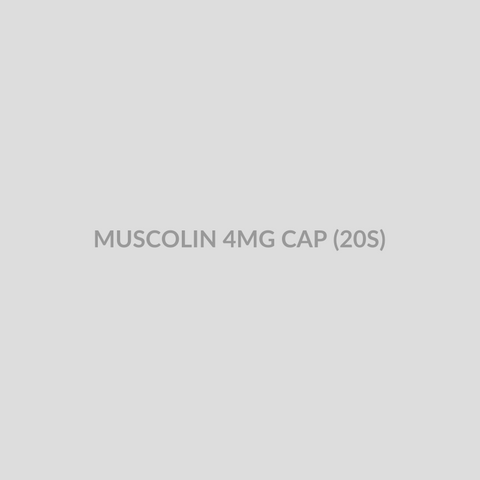 MUSCOLIN 4MG CAP (20S) - Bolan Clinic Pharmacy