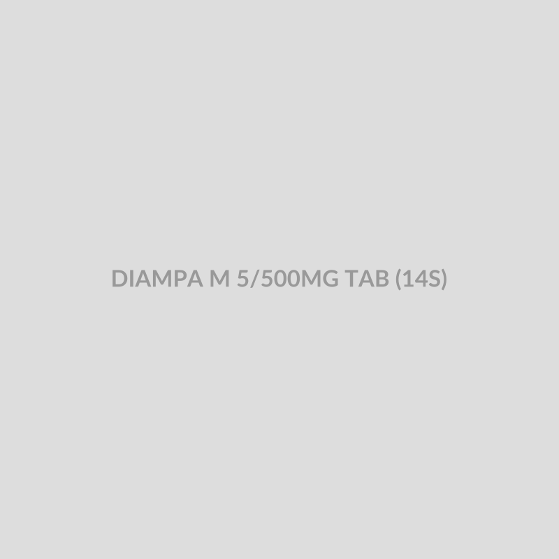 DIAMPA M 5/500MG TAB (14S) - Bolan Clinic Pharmacy