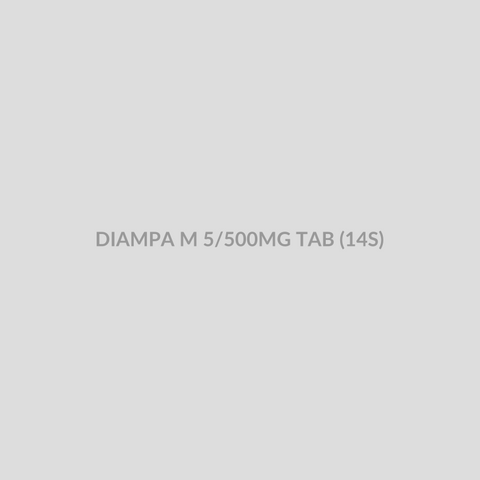 DIAMPA M 5/500MG TAB (14S) - Bolan Clinic Pharmacy
