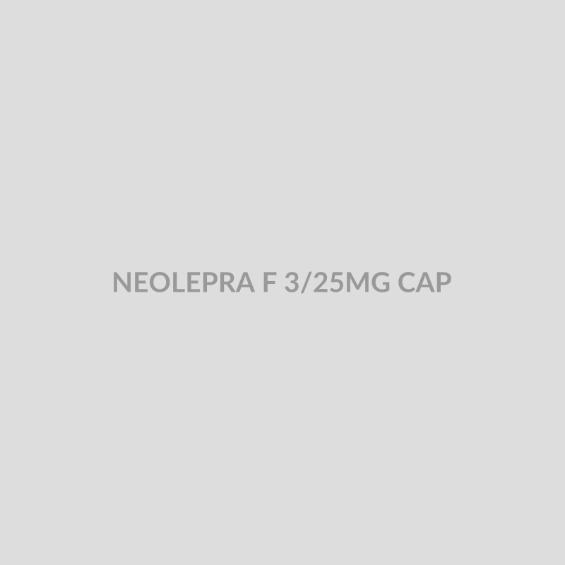 NEOLEPRA F 3/25MG CAP - Bolan Clinic Pharmacy