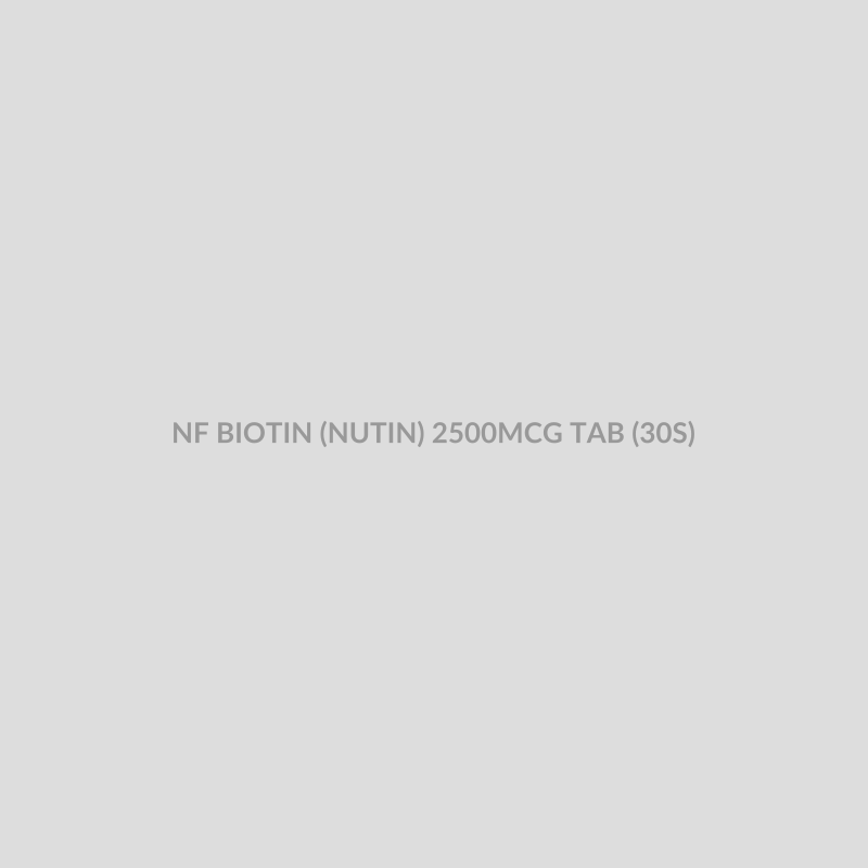 NF BIOTIN (NUTIN) 2500MCG TAB (30S) - Bolan Clinic Pharmacy