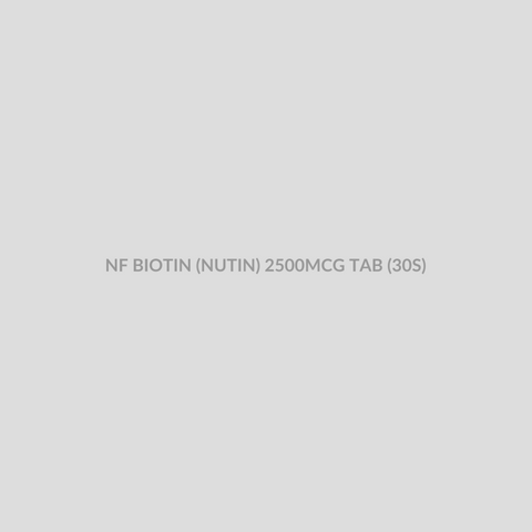 NF BIOTIN (NUTIN) 2500MCG TAB (30S) - Bolan Clinic Pharmacy