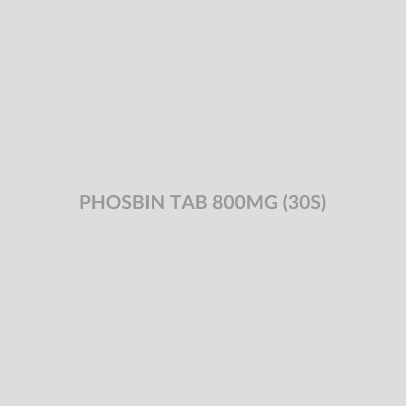 PHOSBIN TAB 800MG (30S) - Bolan Clinic Pharmacy