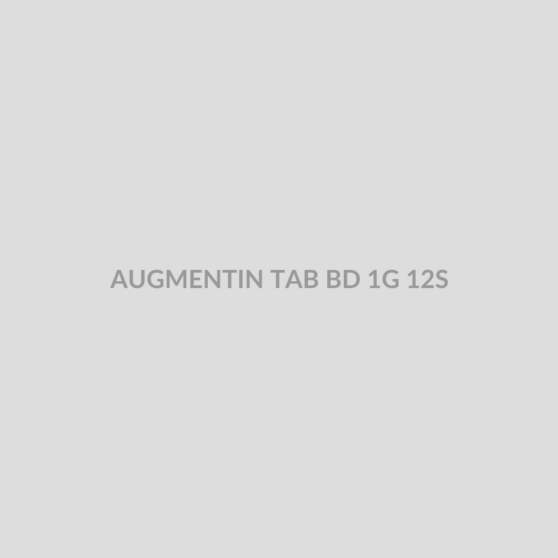 AUGMENTIN TAB BD 1G 12S - Bolan Clinic Pharmacy