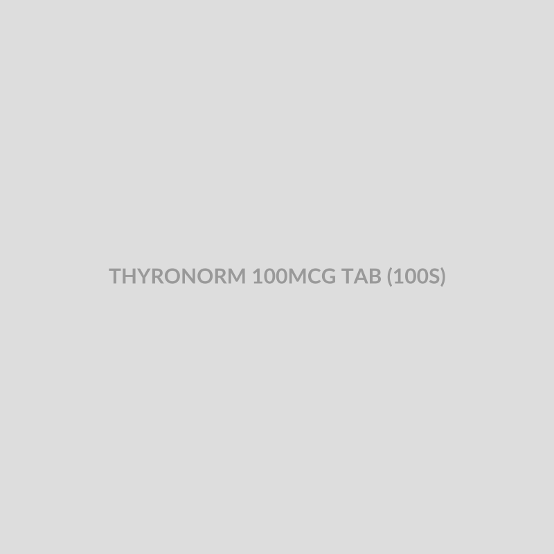 THYRONORM 100MCG TAB (100S) - Bolan Clinic Pharmacy
