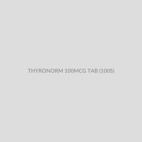 THYRONORM 100MCG TAB (100S) - Bolan Clinic Pharmacy