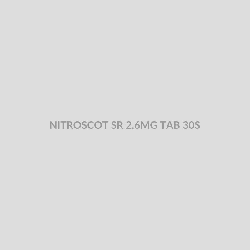 NITROSCOT SR 2.6MG TAB 30S - Bolan Clinic Pharmacy