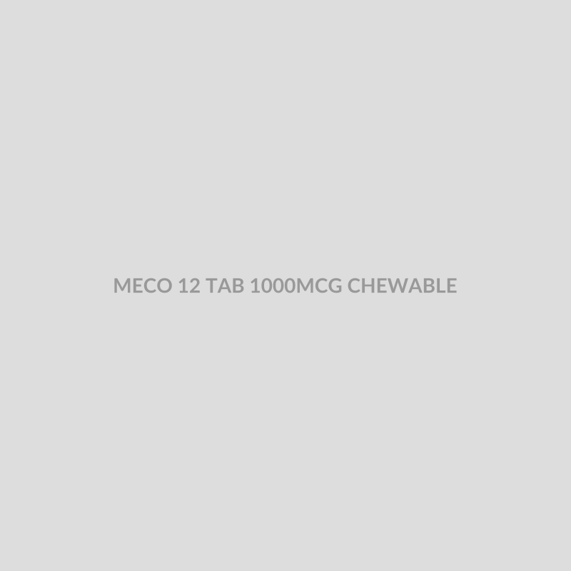 MECO 12 TAB 1000MCG CHEWABLE - Bolan Clinic Pharmacy