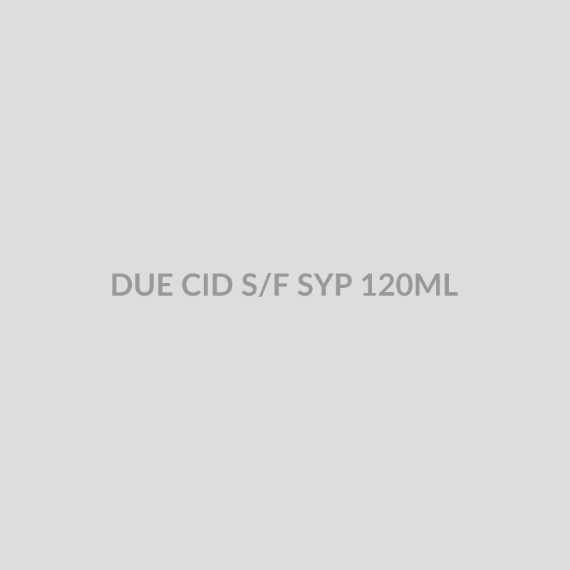 DUE CID S/F SYP 120ML - Bolan Clinic Pharmacy
