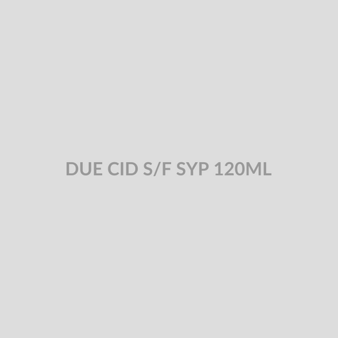 DUE CID S/F SYP 120ML - Bolan Clinic Pharmacy