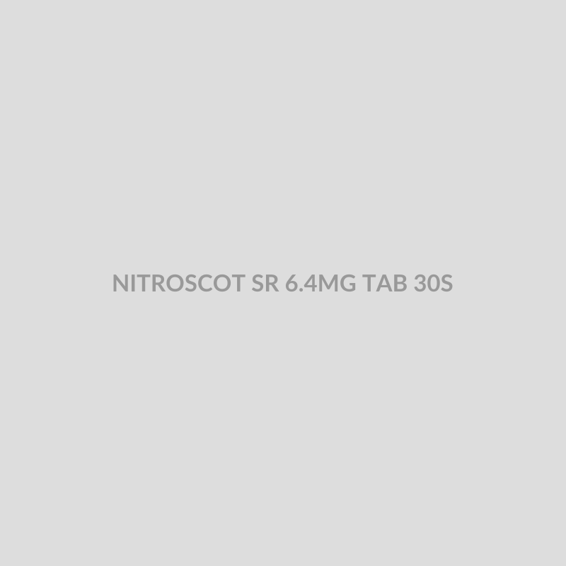 NITROSCOT SR 6.4MG TAB 30S - Bolan Clinic Pharmacy