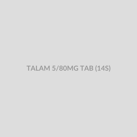 TALAM 5/80MG TAB (14S) - Bolan Clinic Pharmacy