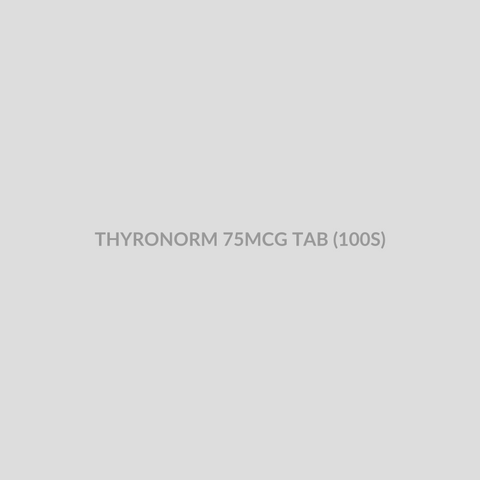 THYRONORM 75MCG TAB (100S) - Bolan Clinic Pharmacy