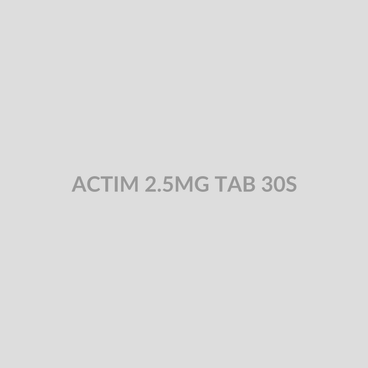 ACTIM 2.5MG TAB 30S - Bolan Clinic Pharmacy