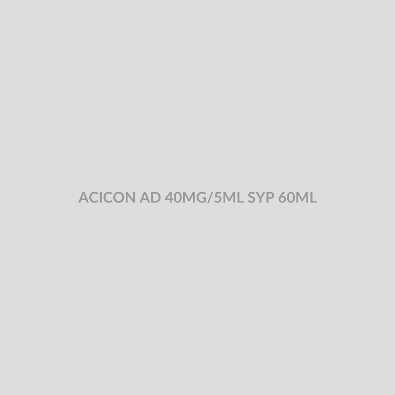 ACICON AD 40MG/5ML SYP 60ML - Bolan Clinic Pharmacy