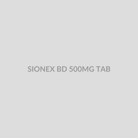 SIONEX BD 500MG TAB - Bolan Clinic Pharmacy