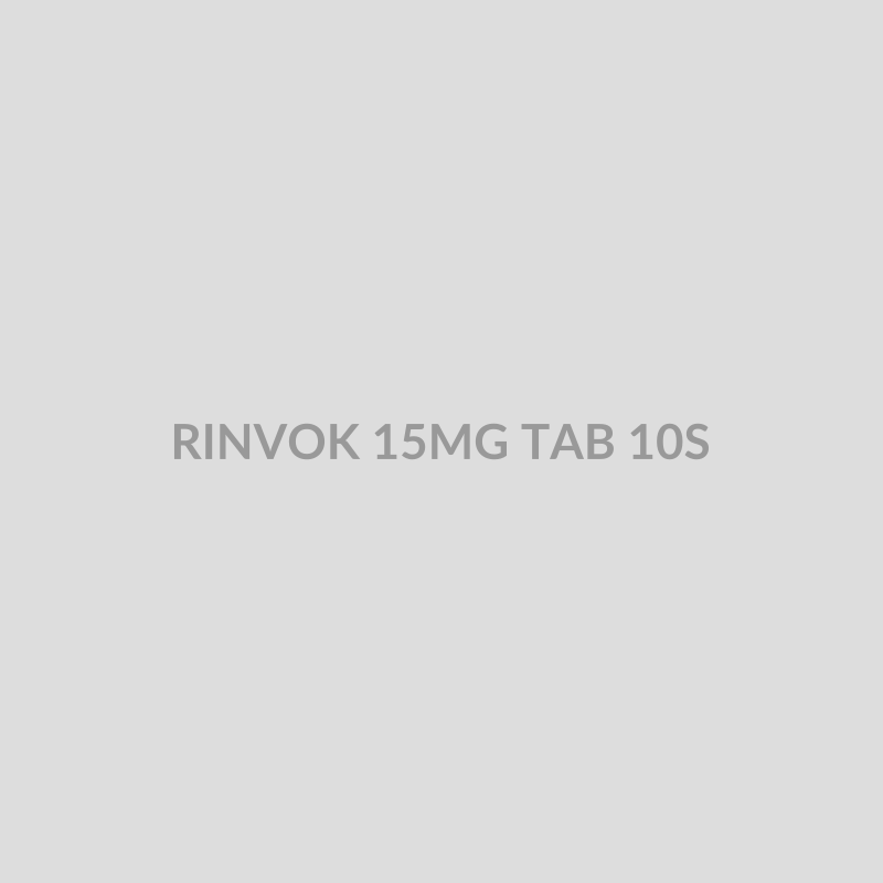 RINVOK 15MG TAB 10S - Bolan Clinic Pharmacy