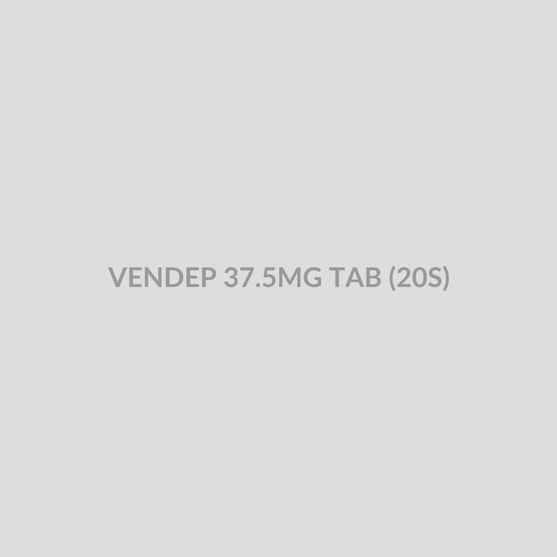 VENDEP 37.5MG TAB (20S) - Bolan Clinic Pharmacy