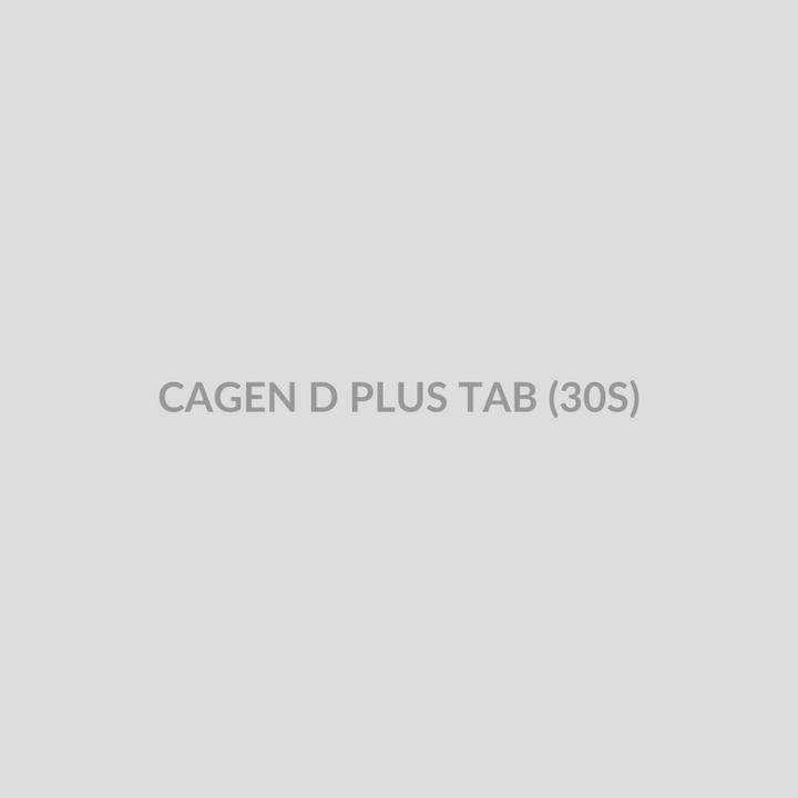 CAGEN D PLUS TAB (30S) - Bolan Clinic Pharmacy