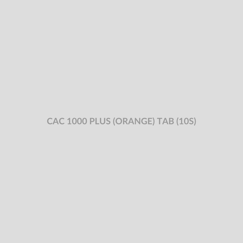 CAC 1000 PLUS (ORANGE) TAB (10S) - Bolan Clinic Pharmacy