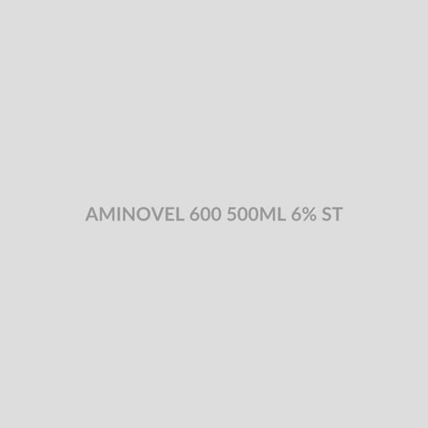 AMINOVEL 600 500ML 6% ST - Bolan Clinic Pharmacy
