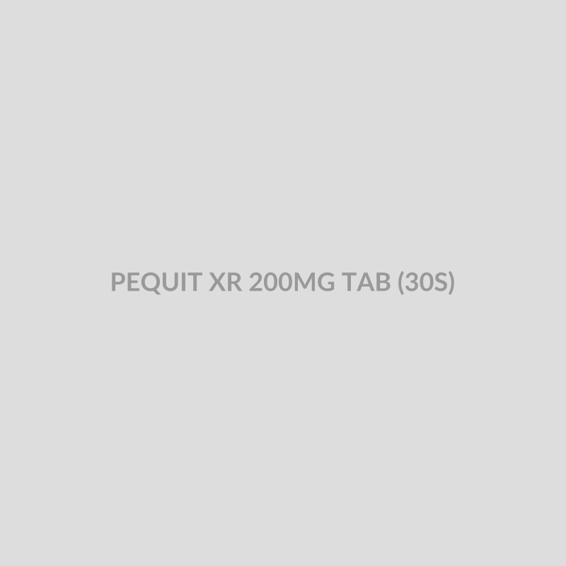 PEQUIT XR 200MG TAB (30S) - Bolan Clinic Pharmacy
