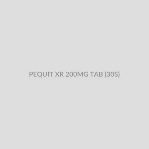PEQUIT XR 200MG TAB (30S) - Bolan Clinic Pharmacy