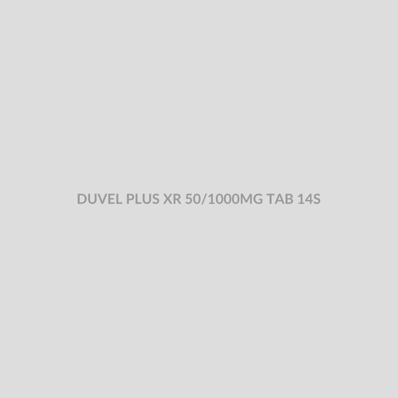 DUVEL PLUS XR 50/1000MG TAB 14S - Bolan Clinic Pharmacy