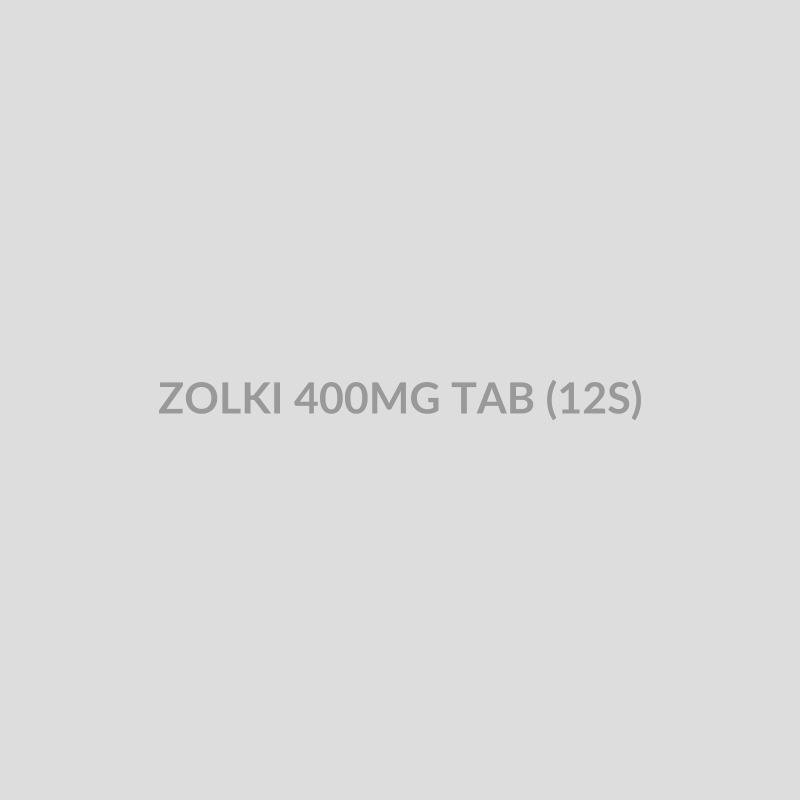 ZOLKI 400MG TAB (12S) - Bolan Clinic Pharmacy