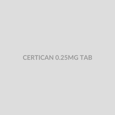 CERTICAN 0.25MG TAB - Bolan Clinic Pharmacy