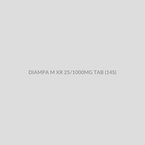 DIAMPA M XR 25/1000MG TAB (14S) - Bolan Clinic Pharmacy