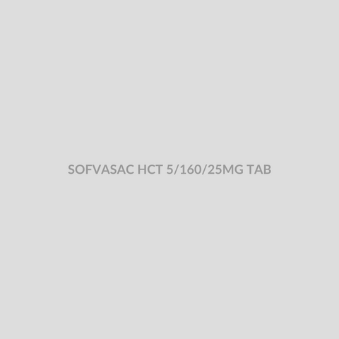SOFVASAC HCT 5/160/25MG TAB - Bolan Clinic Pharmacy