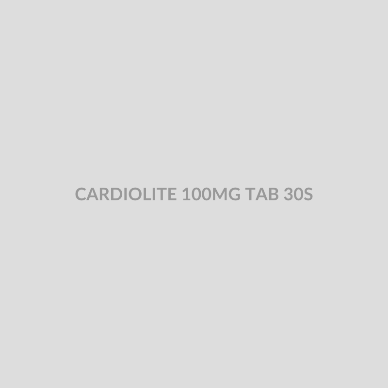 CARDIOLITE 100MG TAB 30S - Bolan Clinic Pharmacy